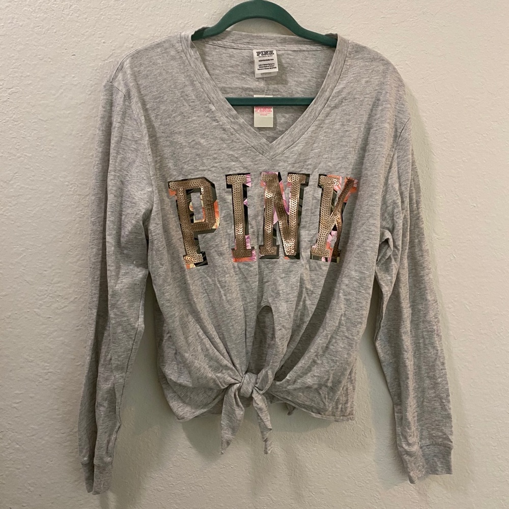 Floral Victoria's Secret pink top
